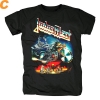 T-shirt do padre do Judas Camisas britânicas da rocha do metal