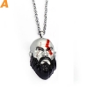 Kratos 3D Head Alloy Necklace