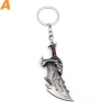 Kratos Blades of Chaos Keychain God of War Key Ring