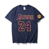 Lakers Kobe Bryant 24 Black Shirt