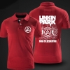 Linkin Park Polo Shirt Black Mens xxl cotton Polo