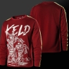 Lol Keld Hero T-shirt Long Sleeve Red Wine Tee