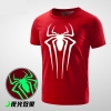 Luminous Spiderman Comic T shirt
