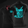 Luminous Sword Art Online Polo Camisas Cinza Mens Algodão Polo