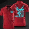 Luminous Sword Art Online Polo Camisas Cinza Mens Algodão Polo