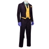 Quality Batman Joker Suit Arkham Asylum Joker Cosplay Costume