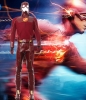 Film Flash Cosplay Kostume Superhero Flash Læder Suit