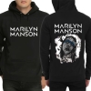 Marilyn Manson Heavy Metal Pullover Hoodie Cool