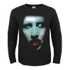 Marilyn Manson Tee Shirts nás Metal Rock Band T-Shirt