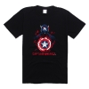 マーベルのアベンジャーズキャプテンアメリカのアイアンマンTシャツ 