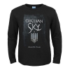 Tee shirt Sky Obsidian Band avec motif graphique en métal