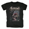 금속 그래픽 티 Cryptopsy Band T-Shirt의 고통의 책