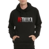 Metallica Band Black Hooded Sweatshirt