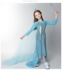 Frozen Princess Dress Girls Elsa Frozen Cosplay Costume for Kids