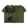 World of Warcraft Orc Durotan Tişört Blizzard WOW Army Green Tee