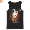 Netherlands Metal Sleeveless Graphic Tees Quality Epica Tank Tops