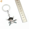 Porte-clés avec logo Luffy Soro Sanji One Piece Anime Pirates