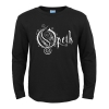 T-Shirt a fascia Opeth Svezia Tshirt in metallo nero