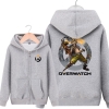 Over Watch Junkrat hoodie til herre sort sweatshirt