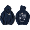 Over Watch Soldier 76 Sweatshirt Mens Blue Hoodie