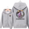 Overwatch Character Hoodies Blizzard Zip Up Sweatshirt