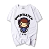  Overwatch Game Tshirts Lovely Cartoon D.Va Shirts