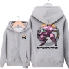 Overwatch Hero D.Va Hoodie For Boys Black Sweater