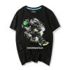  T-shirt lucio stampa inchiostro Overwatch