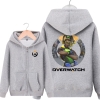 Bluza ze wzorem Overwatch Lucio Men czarny sweter