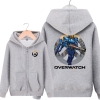 Overwatch Pharah capuz para meninos camisola preta