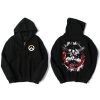 Overwatch Reaper Merch Mens Black Zipper Hoodie