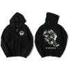 Overwatch soldado 76 hoody para homens capuz preto