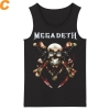 Magliette personalizzate smanicate Megadeth Us Metal Rock Tank Tops