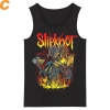 Personalizované nás Slipknot Tank Tops Metal Rock Band bez rukávů grafické Tees