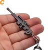 Playerunknown'S Battlegrounds 6cm CF Metal weapon gun Keychain