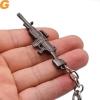 Playerunknown'S Battlegrounds 6cm CF Metal weapon gun Keychain