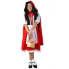 The Princess Cloak Cosplay Costume Women Little Red Riding Hood Performance Clothing
