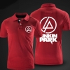 Qaulity Linkin Park Black Polo Camisa para homens