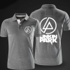 Qaulity Linkin Park Áo Polo màu đen dành cho nam giới