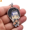 Quality Anime Naruto Keychains Uchiha Sasuke Uzumaki Naruto Key Holder 