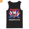 品質MegadethノースリーブTシャツ米国金属ロックタンクトップ