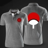 Quality Naruto Black XXL Polo T shirt for men
