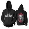 Felpa con cappuccio di qualità Rocky Music Hoody Hard Rock Metal Music Hoody