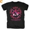 Red Hot Chili Peppers Šablóna Čierne tričko Hard Rock Graphic Tees