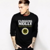 T-shirt manica lunga da uomo di Rock Music Team Flogging Molly 