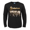 T-Shirt Sabaton Svezia Hard Rock Camicie in metallo nero