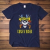 Skull Guns N Roses Tričko Tričko pánske Black Tshirt