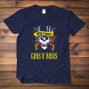 Skull Guns N Roses Tee Shirt Men Black Tshirt