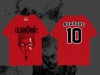 Slam Dunk Hanamichi Sakuragi T-shirt 3XL Red Shohoku No.10 Tee Shirt