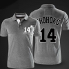 Slam Dunk Mitsui Hisashi Polo Shirts Shohoku NO.14 Black Polo T-shirt